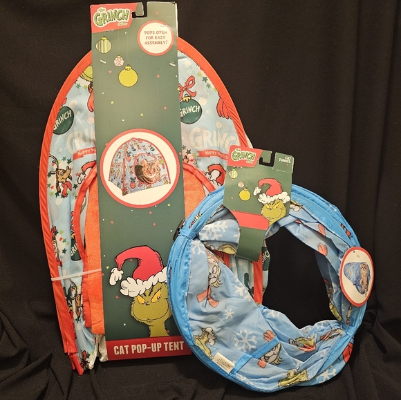 Grinch Cat Pop-Up Tent and Tunnel Set - Picture 6 of 10